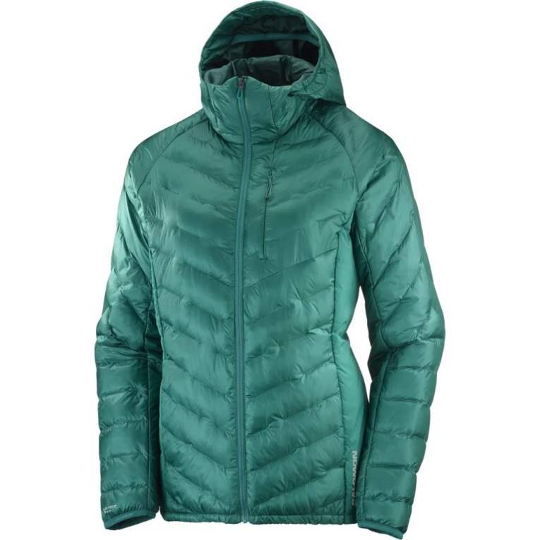 Green Salomon Outline Primaloft Women's Insulated Jackets | IE LG0697